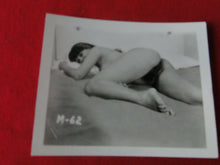 Load image into Gallery viewer, Vintage Original 50's 18 + Nude Woman Hairy Bush Silver Gelatin Pinup Photo   HB
