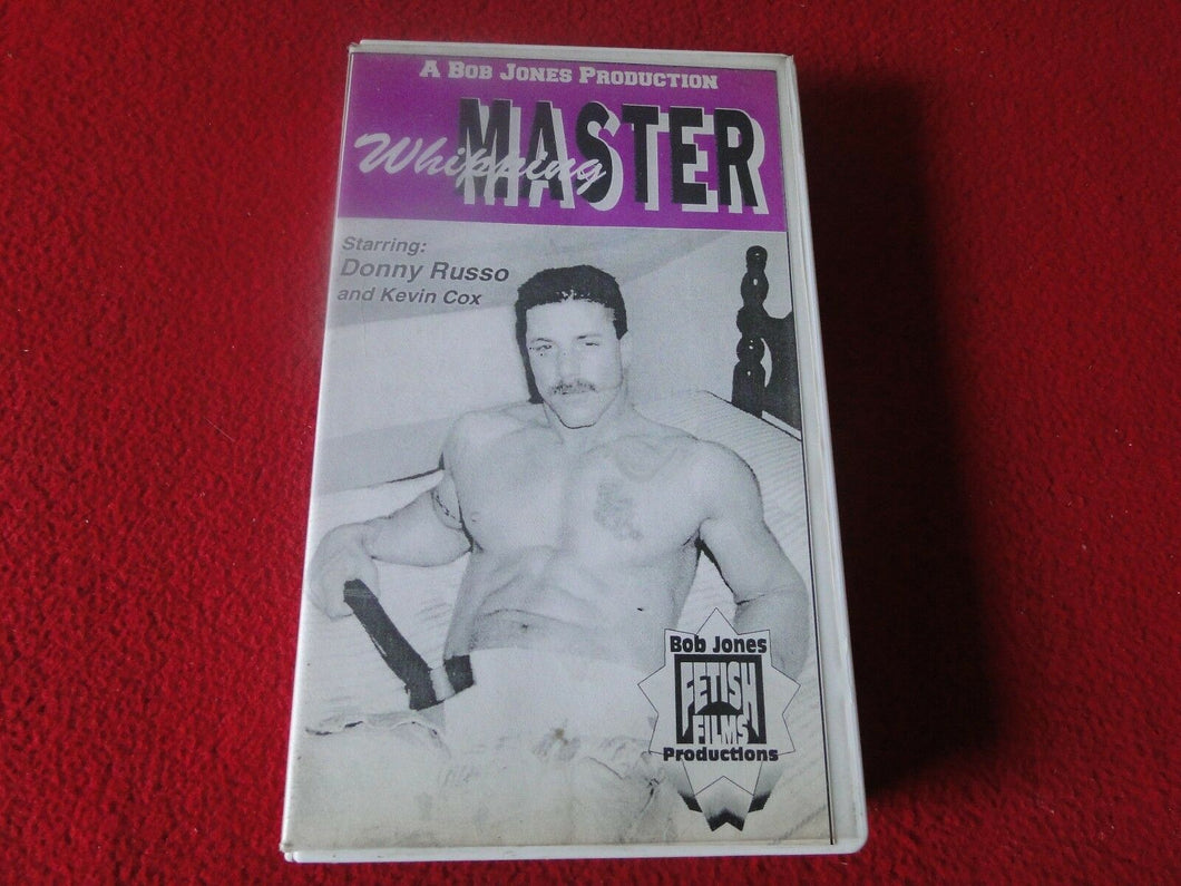 Vintage Adult Erotic Gay Interest VHS Tape BDSM Whipping Master Donny Russo