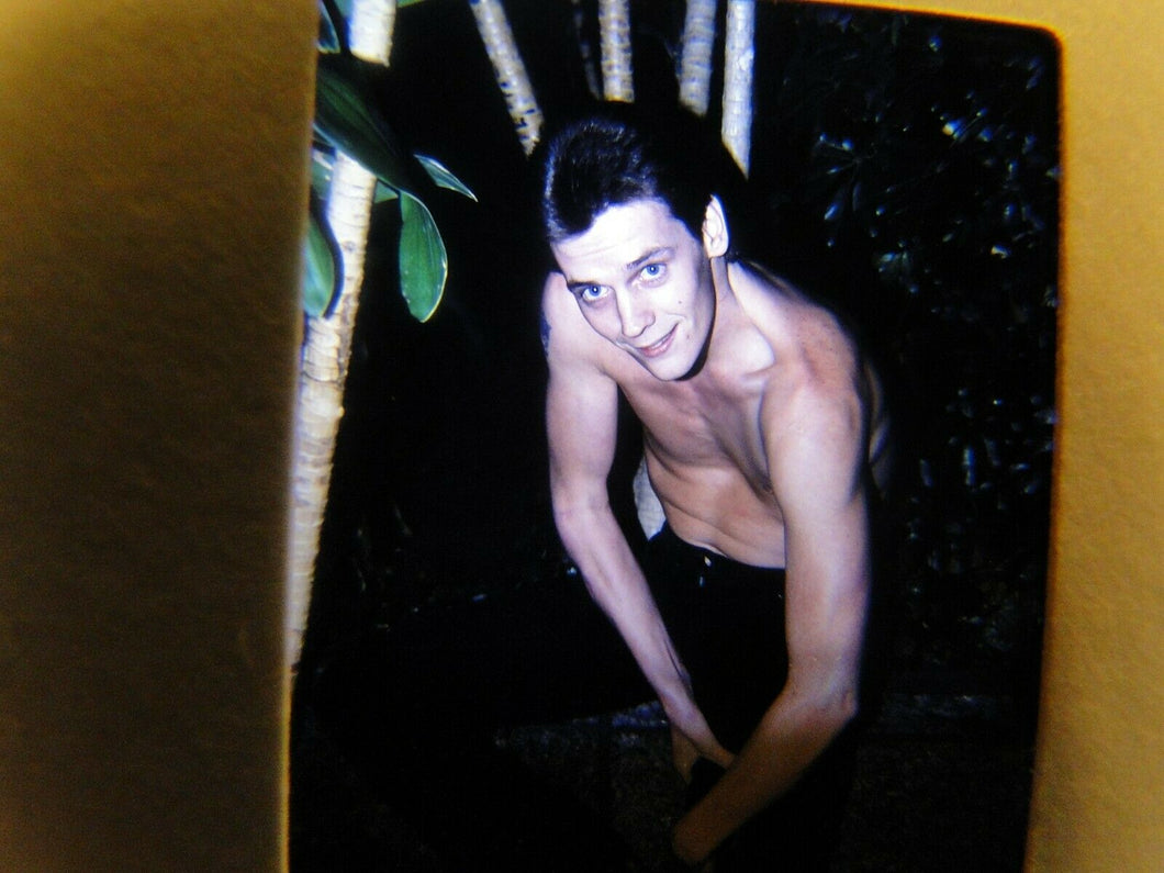 VINTAGE 35MM SLIDE MALE GAY INTEREST BEEFCAKE MUSCLE SEMI NUDE HOT BUFF EU5