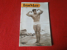 Load image into Gallery viewer, Vintage Erotic Sexy Gay Interest Muscle Magazine Iron Man Oct. 1953           HJ
