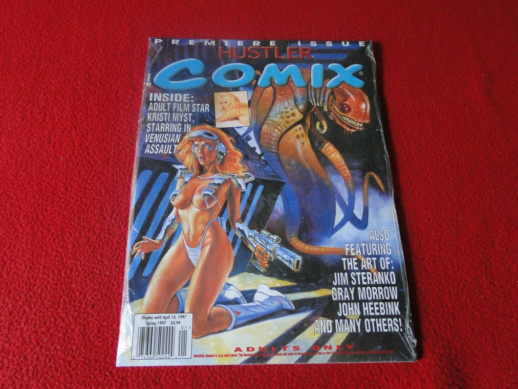 Vintage Nude Erotic Sexy Adult Men's Magazine Hustler Comix Comic 1997        GL