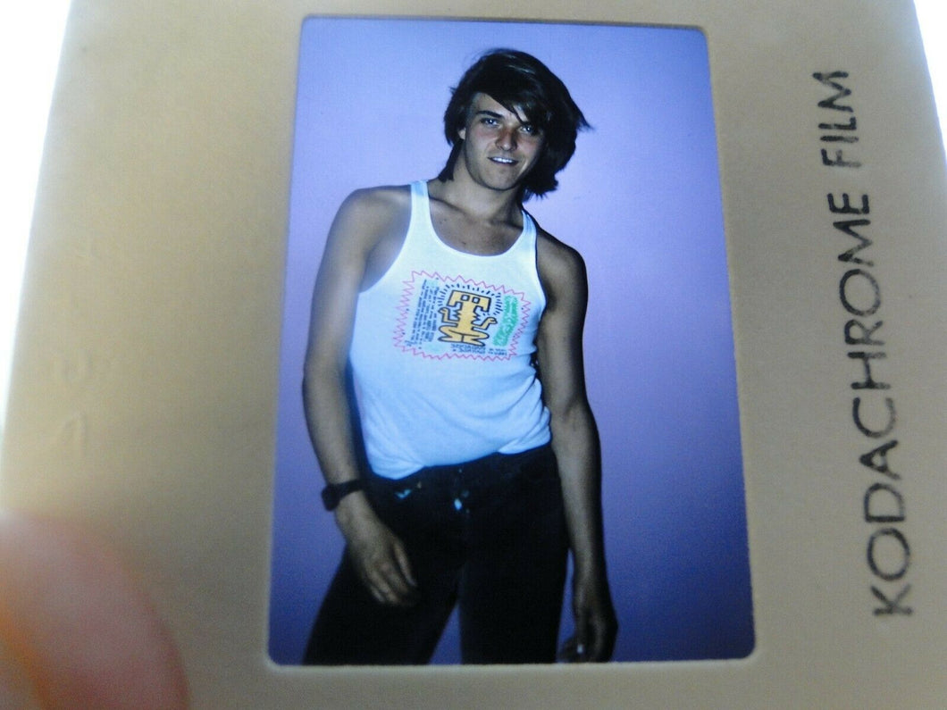 VINTAGE 35MM SLIDE MALE GAY INTEREST BEEFCAKE MUSCLE SEMI NUDE HOT BUFF EL2