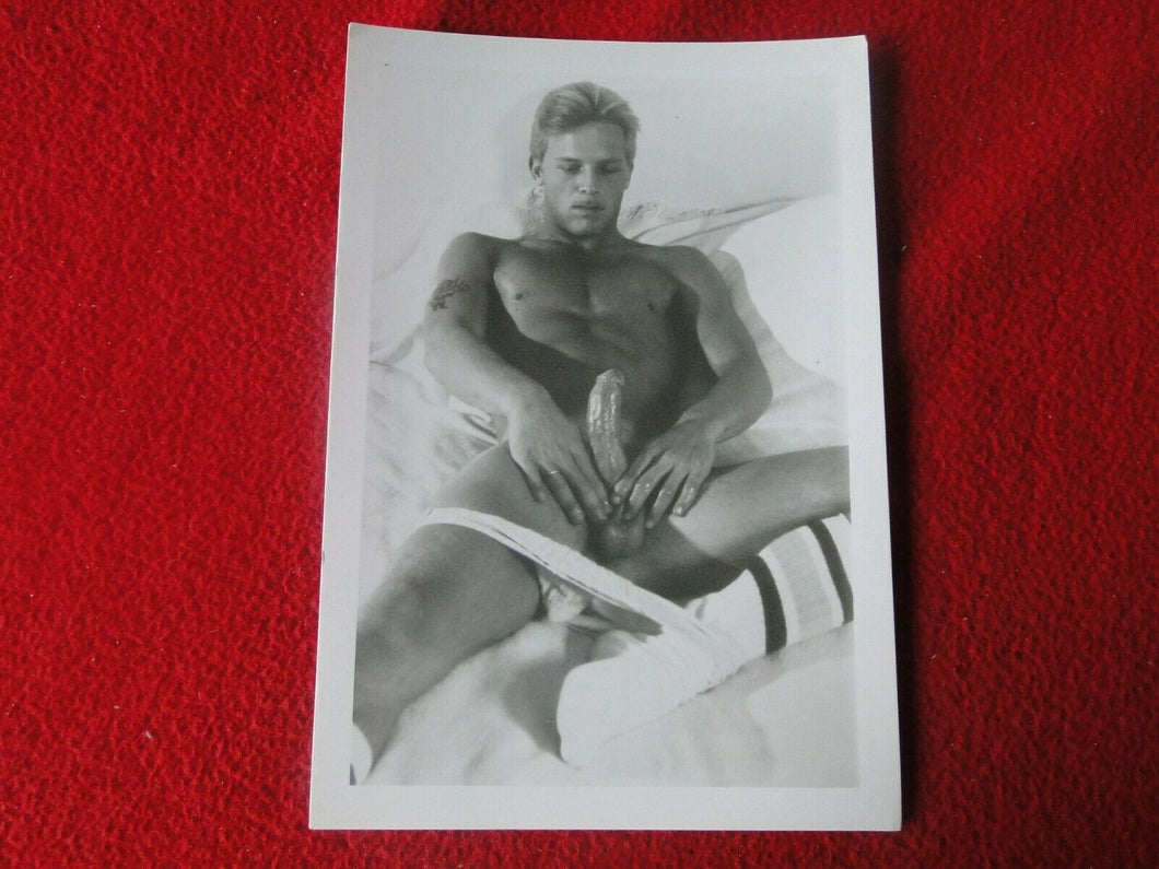 Vintage 18 Year Old + Gay Interest Nude Erotic Sexy Hot Hung Male Photo      D6b