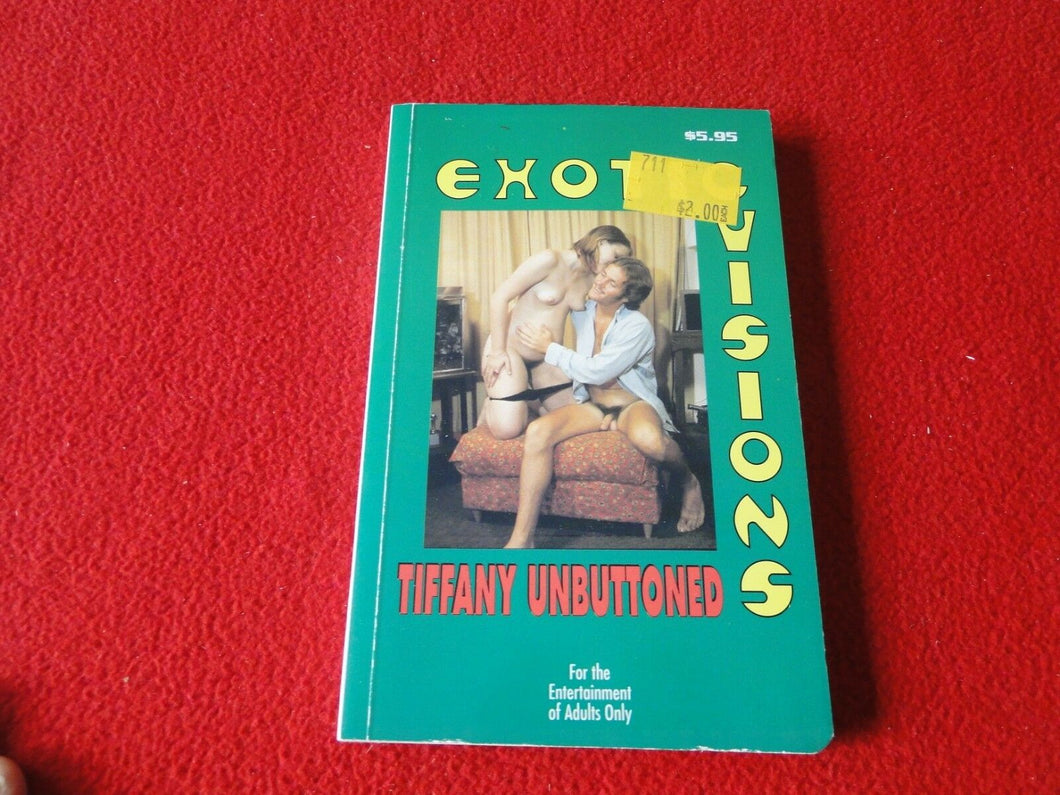 Vintage Sexy Erotic Adult Paperback Book/ Novel NOS Tiffany Unbuttoned         Y