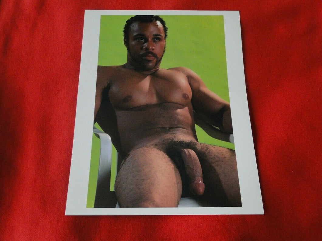 Vintage 18 Y.O. + Gay Interest Nude Hot Hung Muscular Male Photo 8 x 10     D+6