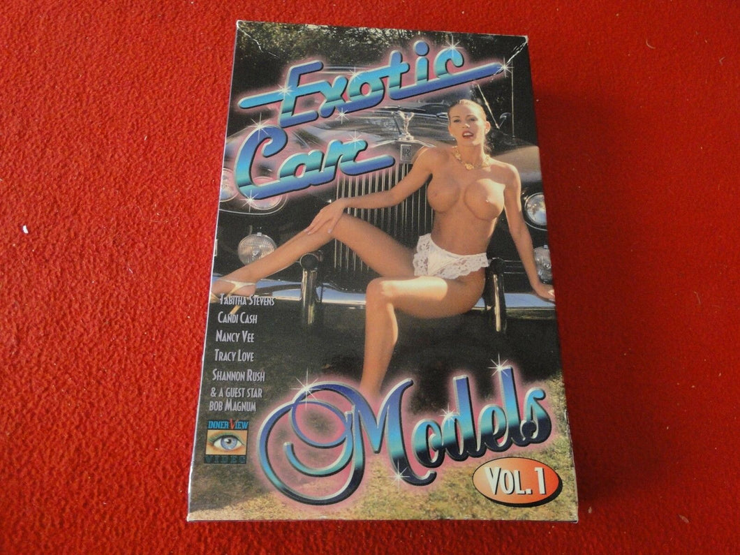 Vintage Adult XXX VHS Pornographic Tape Exotic Car Models Tabitha Stevens 5
