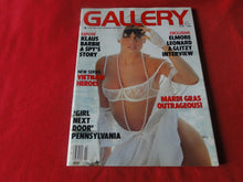 Load image into Gallery viewer, Vintage Nude Erotic Sexy Adult Men's Magazine Gallery March 1986              CB
