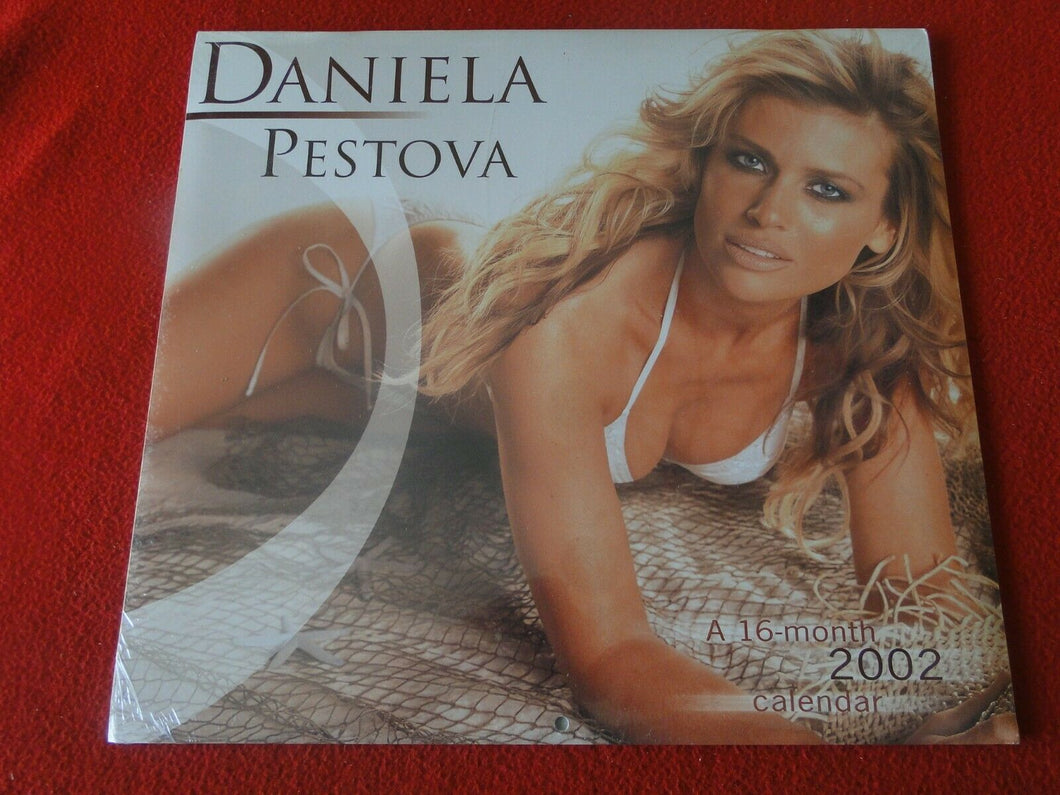 Vintage Large Semi-Nude Pinup Wall Calendar SEALED 12 x 12 2002 Daniela PestovaC