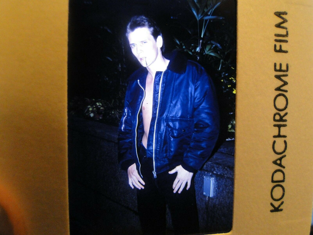 VINTAGE 35MM SLIDE MALE GAY INTEREST BEEFCAKE MUSCLE SEMI NUDE HOT BUFF EZ6