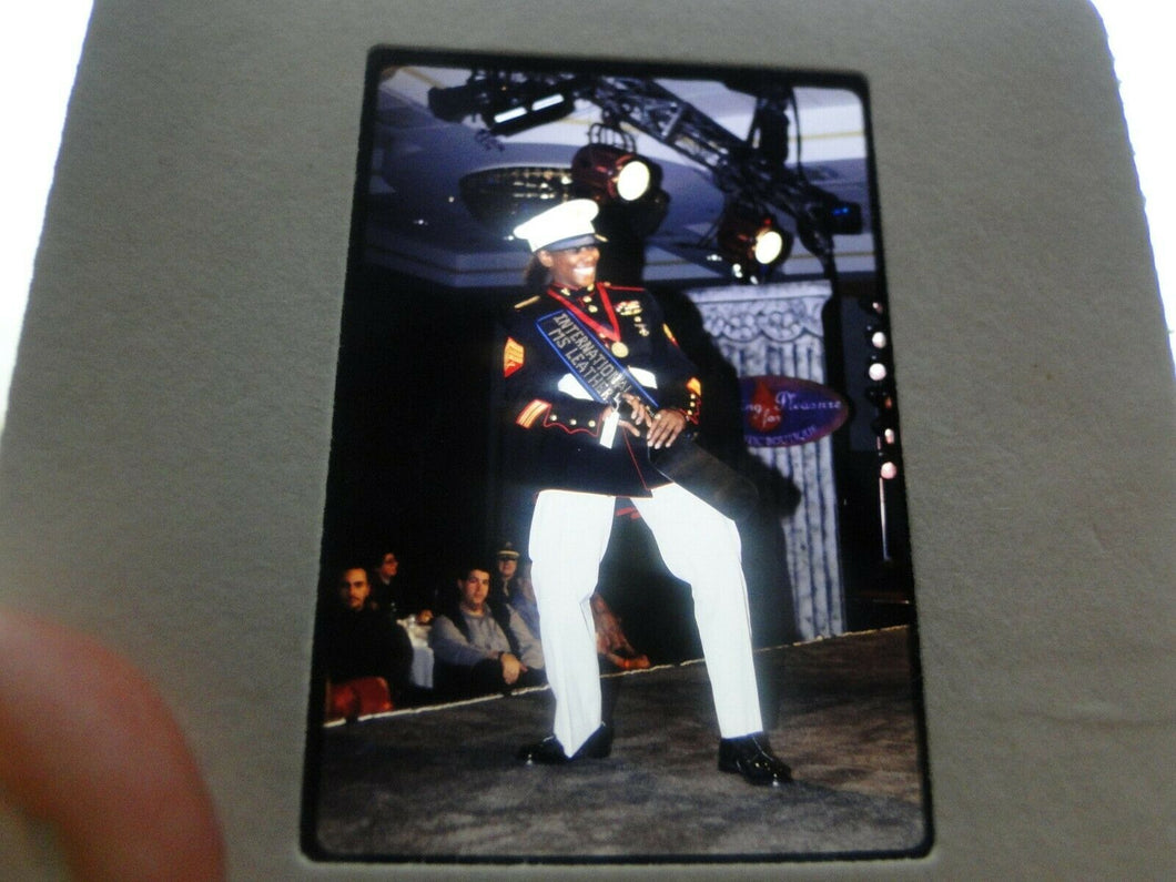 VINTAGE 35MM SLIDE MALE 18 Y.O. + GAY INTEREST BEEFCAKE MUSCLE SEMI NUDE    A75L
