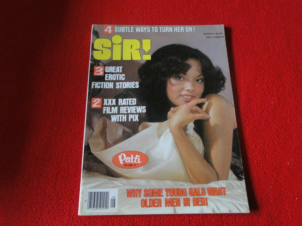 Vintage Adult Erotic Sexy Men's Magazine Sir! August 1979                     88