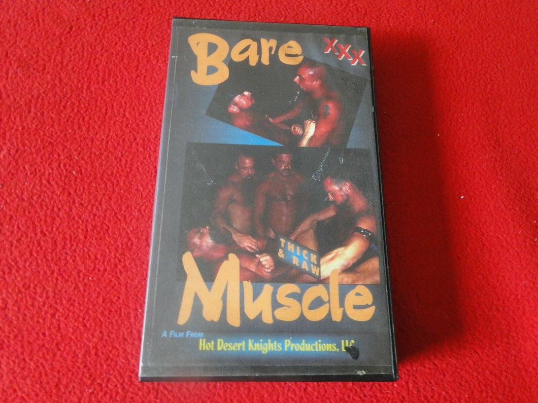 Vintage Adult Erotic Gay Interest VHS Tape Bare Muscle                         F
