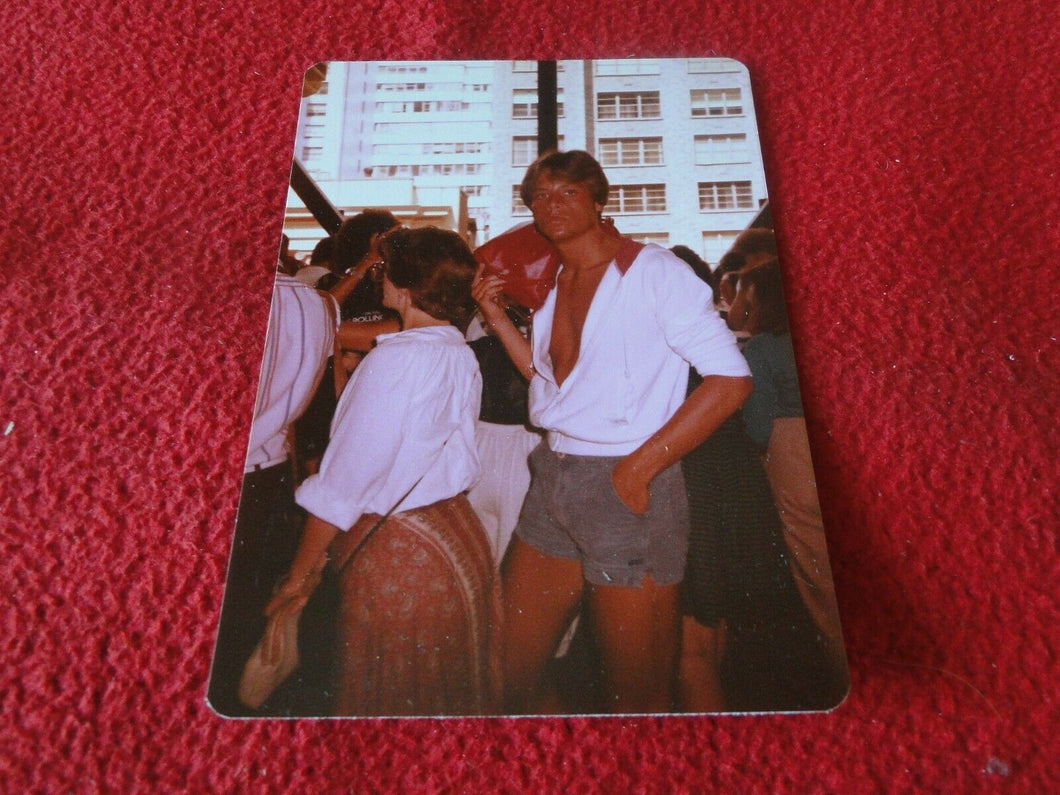 Vintage 18 Year Old + Gay Interest Chippendale Hot Semi Nude Male Photo     B17R