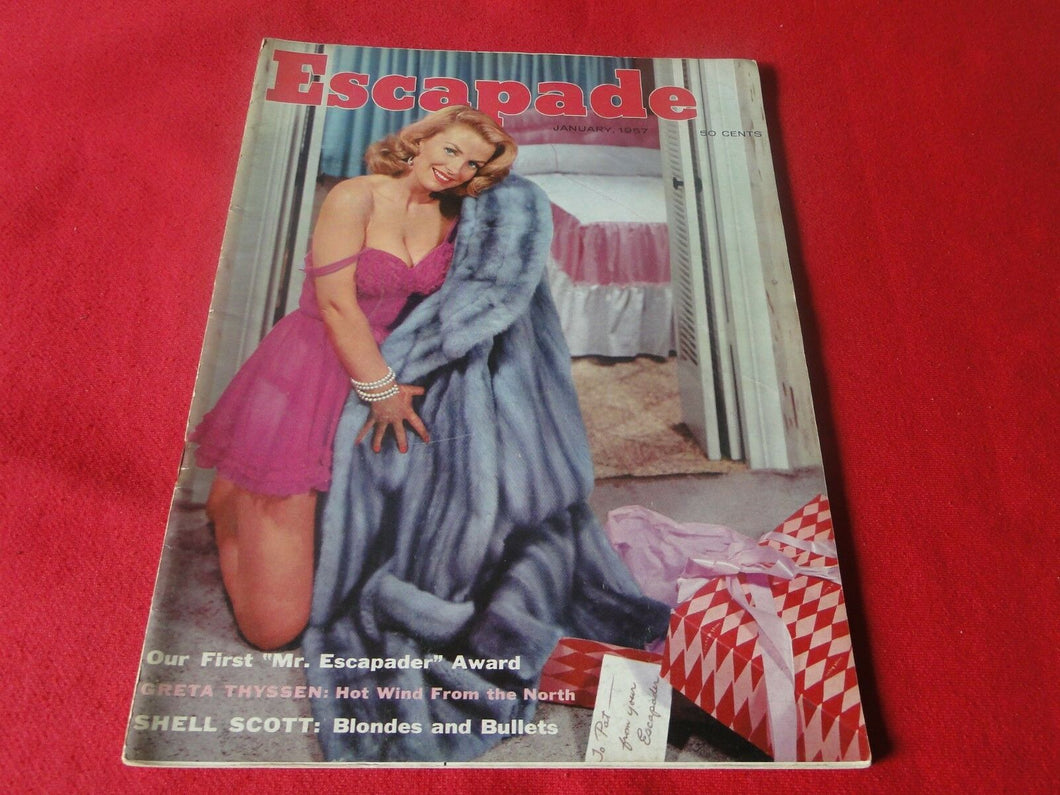 Vintage Nude Erotic Sexy Adult Magazine Escapade 1957                   MM