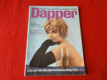 Load image into Gallery viewer, Vintage 18 YO + Nude Erotic Adult Men&#39;s Magazine Dapper Aug. 1966             70
