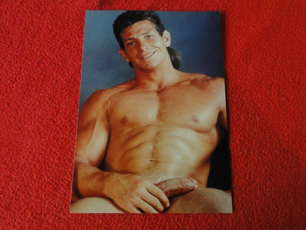 Vintage 18 Year Old + Gay Interest Nude Erotic Sexy Hot Hung Male Photo     D40r