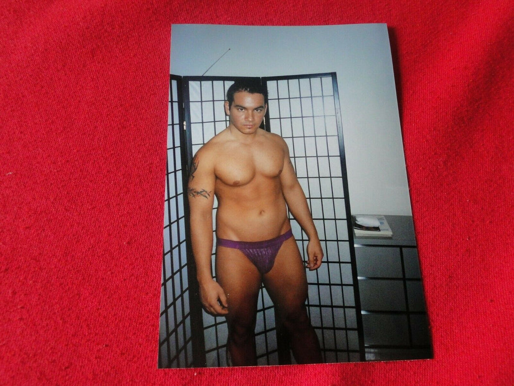 Vintage 18 Year Old + Gay Interest Chippendale Nude Hot Semi Nude Male Photo  D#