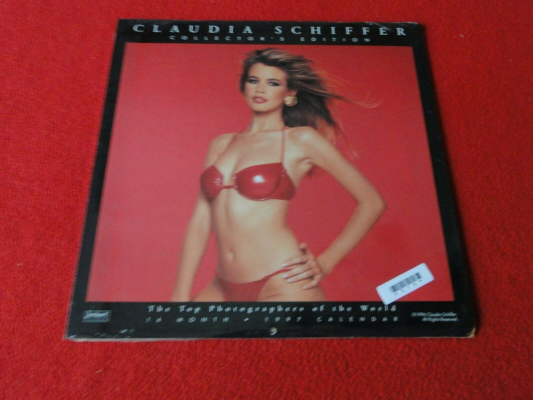 Vintage Large Semi-Nude Pinup Wall Calendar 1997 Claudia Schiffer SEALED       C
