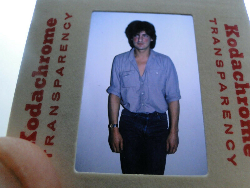 VINTAGE 35MM SLIDE MALE GAY INTEREST BEEFCAKE MUSCLE SEMI NUDE HOT BUFF G9Y