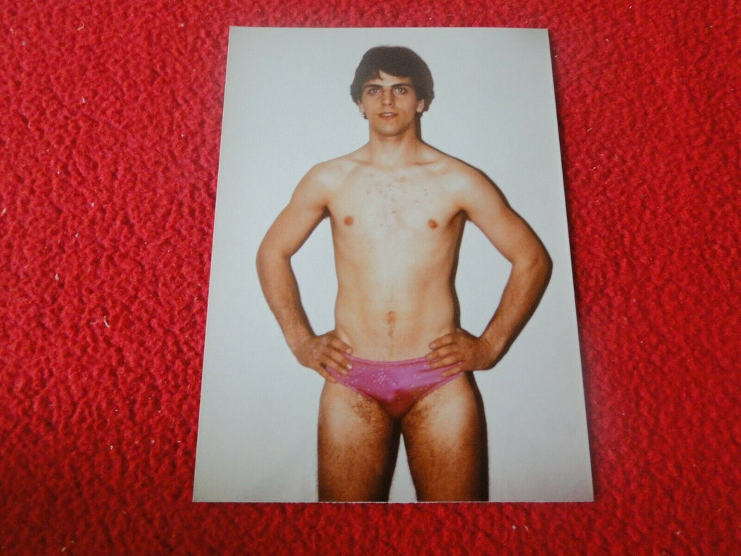 Vintage 18 Year Old + Gay Interest Chippendale Nude Hot Semi Nude Male Photo A31