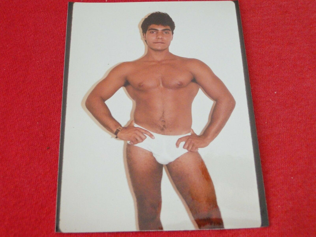 Vintage 18 Year Old + Gay Interest Chippendale Nude Hot Semi Nude Male Photo  D3