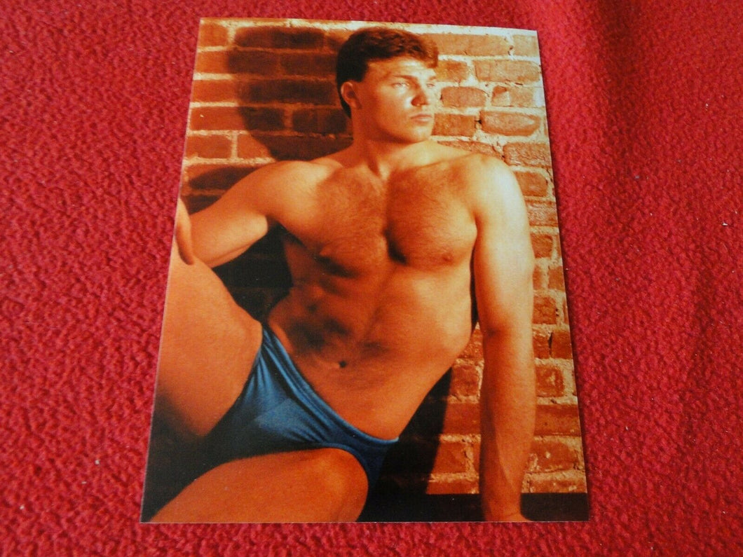 Vintage 18 Year Old + Gay Interest Chippendale Nude Hot Semi Nude Male Photo  D$