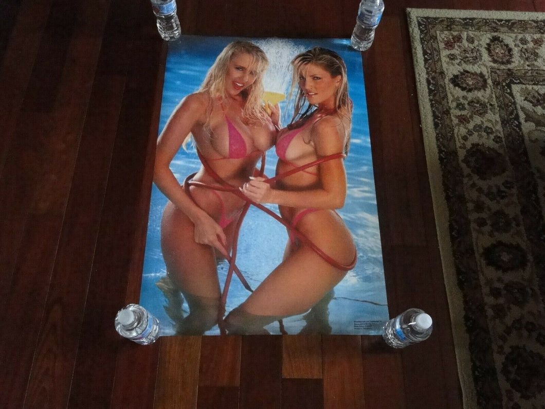 Vintage Original Pinup Poster Ho Sexy Erotic Girls Blondage #3097 Sam Maxwell