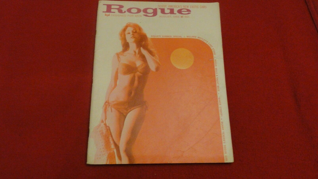 Vintage 18 Y.O. + Sexy Erotic Adult Men's Magazine Rogue August 1965          75