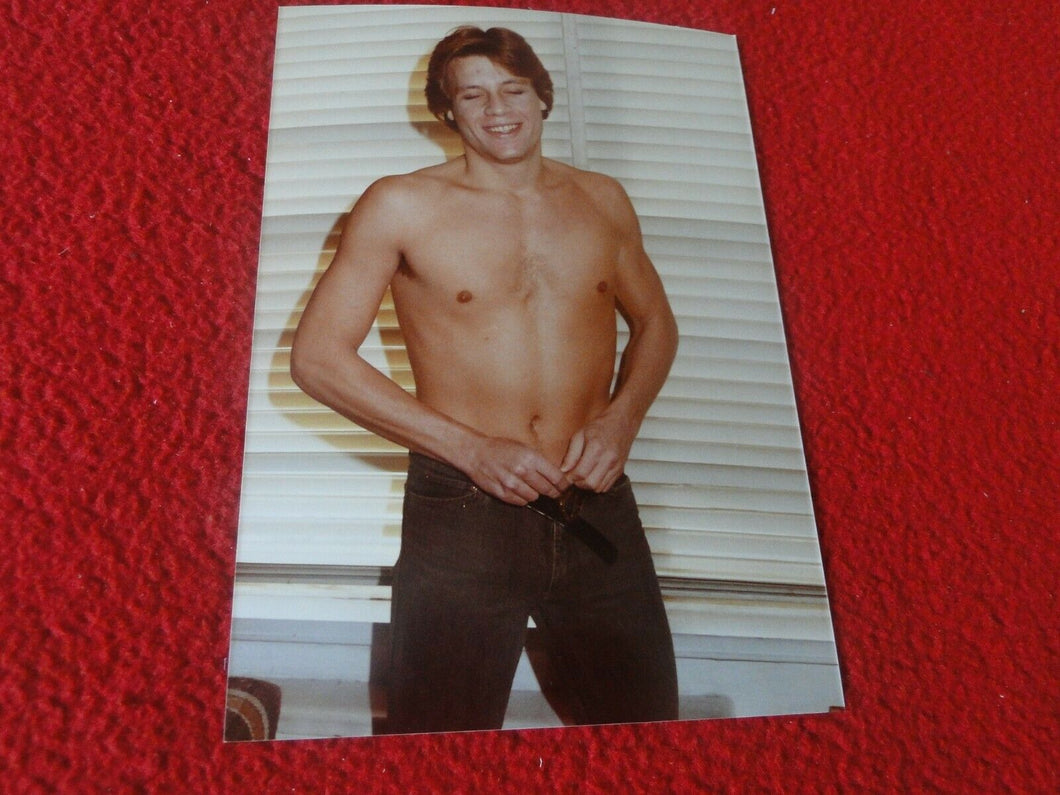 Vintage 18 Year Old + Gay Interest Chippendale Nude Hot Semi Nude Male Photo A50