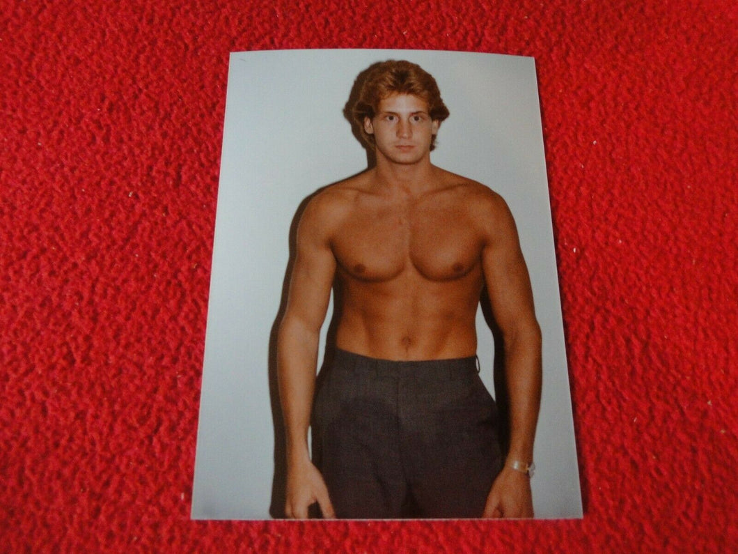 Vintage 18 Year Old + Gay Interest Hot Erotic Sexy Semi Nude Male Photo      B56