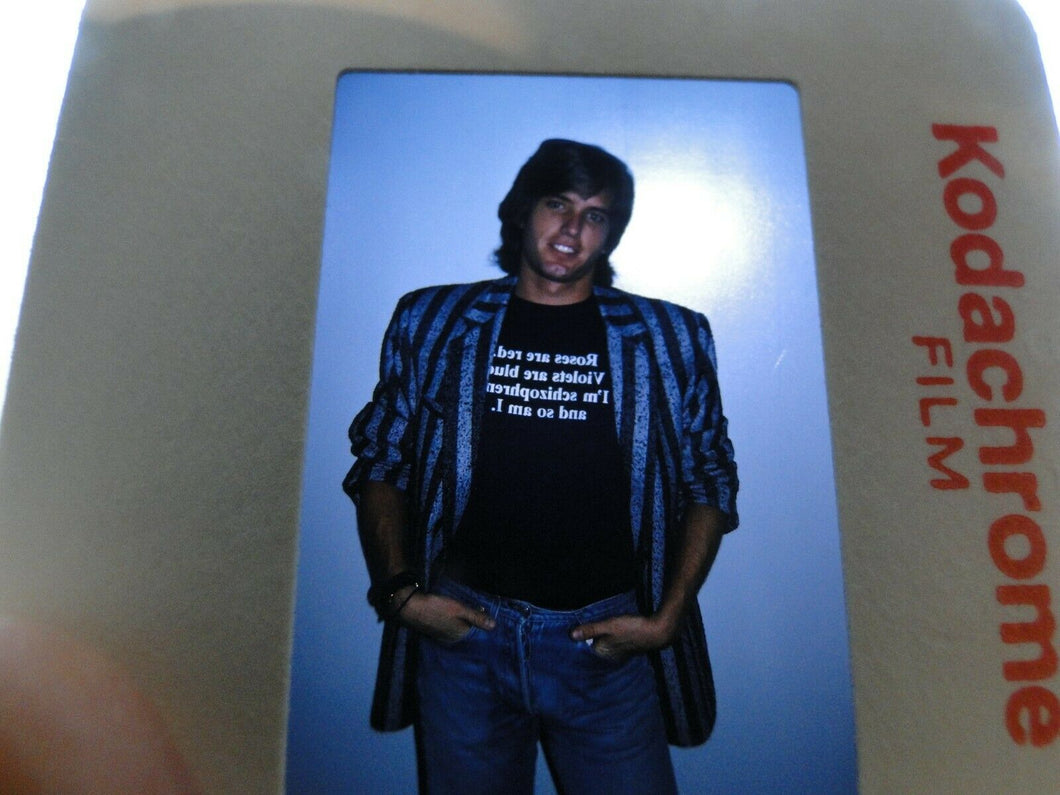 VINTAGE 35MM SLIDE MALE 18 YEAR OLD + GAY INTEREST BEEFCAKE MUSCLE SEMI NUDE  A2