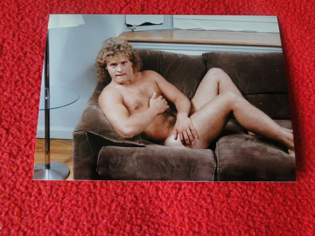 Vintage 18 Year Old + Gay Interest Chippendale Muscle Semi Nude Male Photo   B89