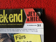 Load image into Gallery viewer, Vintage Nude Erotic Sexy Adult Magazine Weekend Scandinavian        P76
