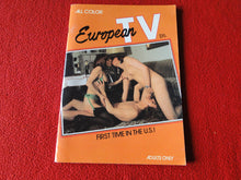 Load image into Gallery viewer, Vintage Nude Erotic Sexy Adult Magazine European TV ALL COLOR      P76
