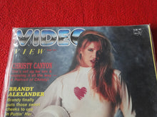 Load image into Gallery viewer, Vintage Nude Erotic Sexy Adult Magazine SEALED Video View Christy Canyon   P76
