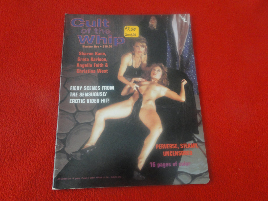 Vintage 18 Y. O. + Sexy Erotic Adult Men's Magazine BDSM Cult of the Whip      P57