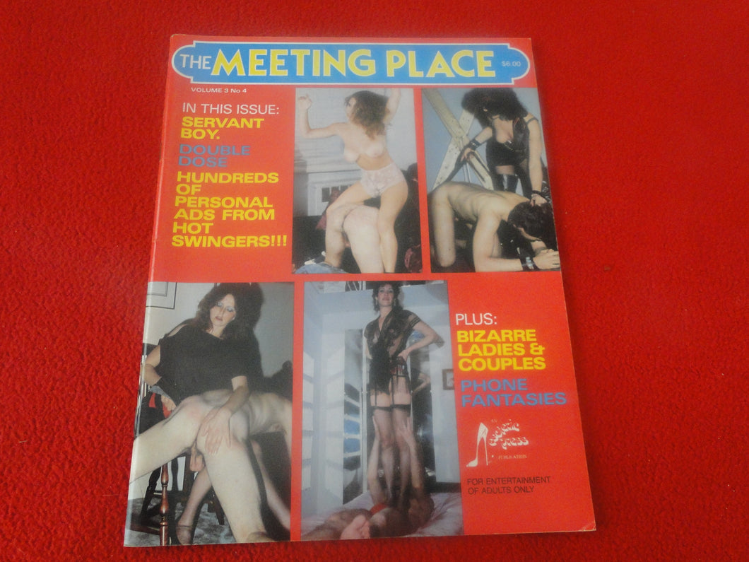 Vintage 18 Y. O. + Sexy Erotic Adult Men's Magazine BDSM The Meeting Place     P57
