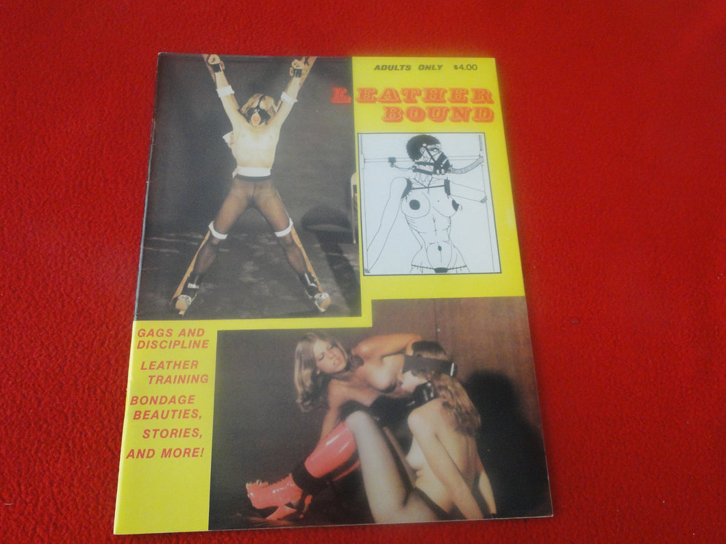 Vintage 18 Y. O. + Sexy Erotic Adult Men's Magazine BDSM Leather Bound 1974  P57