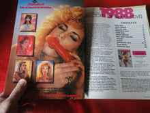 Load image into Gallery viewer, Vintage Nude Erotic Sexy Adult Magazine Adam Film World Guide 1988 Directory Adult Films P80
