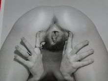Load image into Gallery viewer, Vintage Nude Woman Spread Hairy Pussy Photo Silver Gelatin 8 x 10  P80
