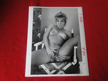 Load image into Gallery viewer, Vintage Nude Woman Spread Hairy Pussy Photo Silver Gelatin 8 x 10  P80c
