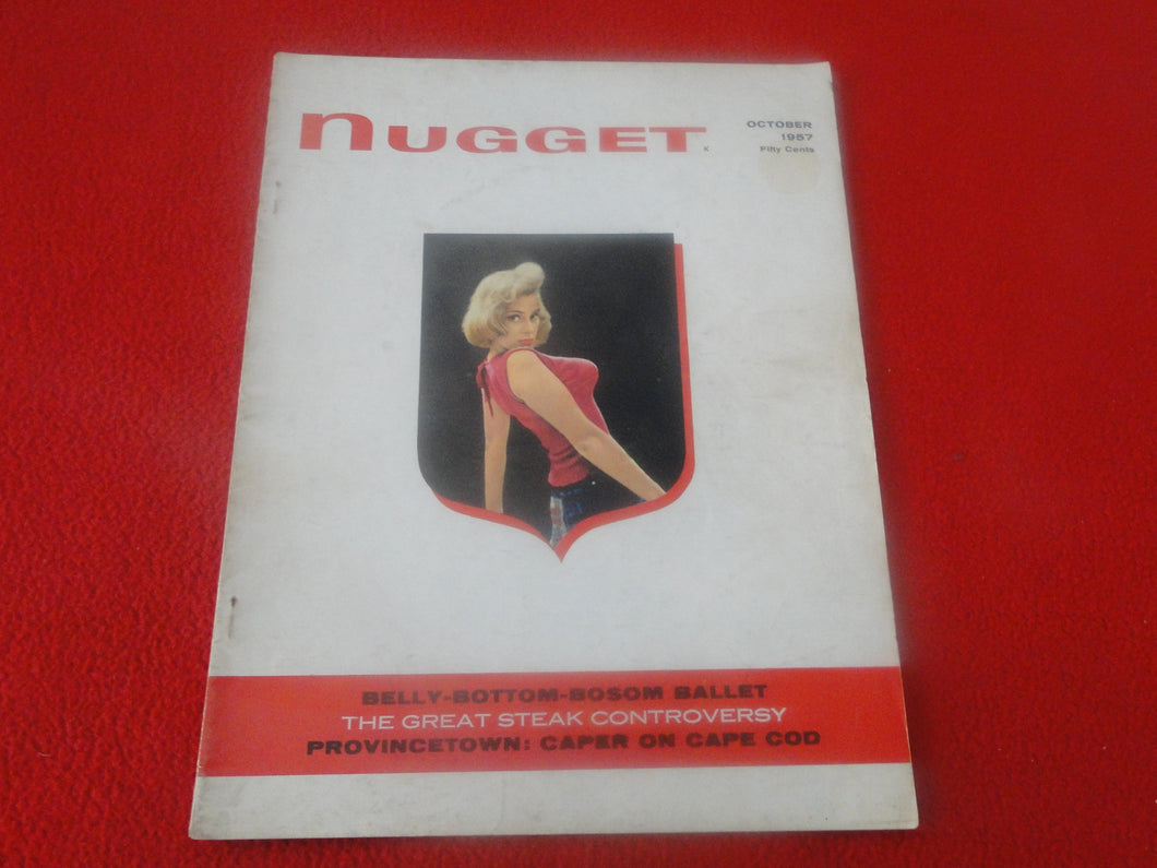 Vintage 18 Y. O. + Sexy Erotic Adult Men's Magazine Nugget 1957        P57