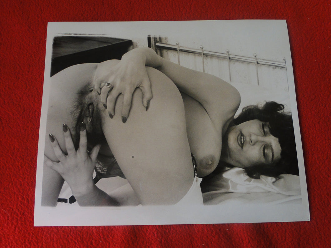 Vintage Nude Woman Big Tits Hairy Pussy Silver Gelatin Photo  8 x 10  P81k