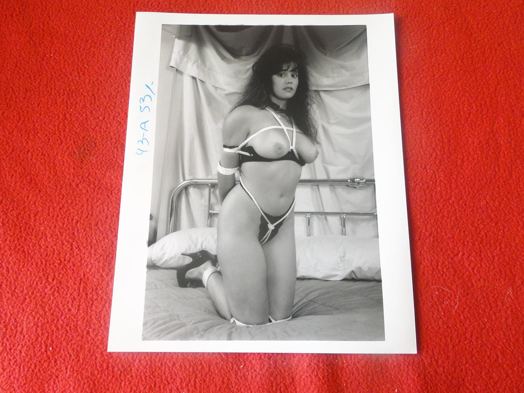 Vintage Nude Woman BDSM Bondage Silver Gelatin Photo  8 x 10              P81b