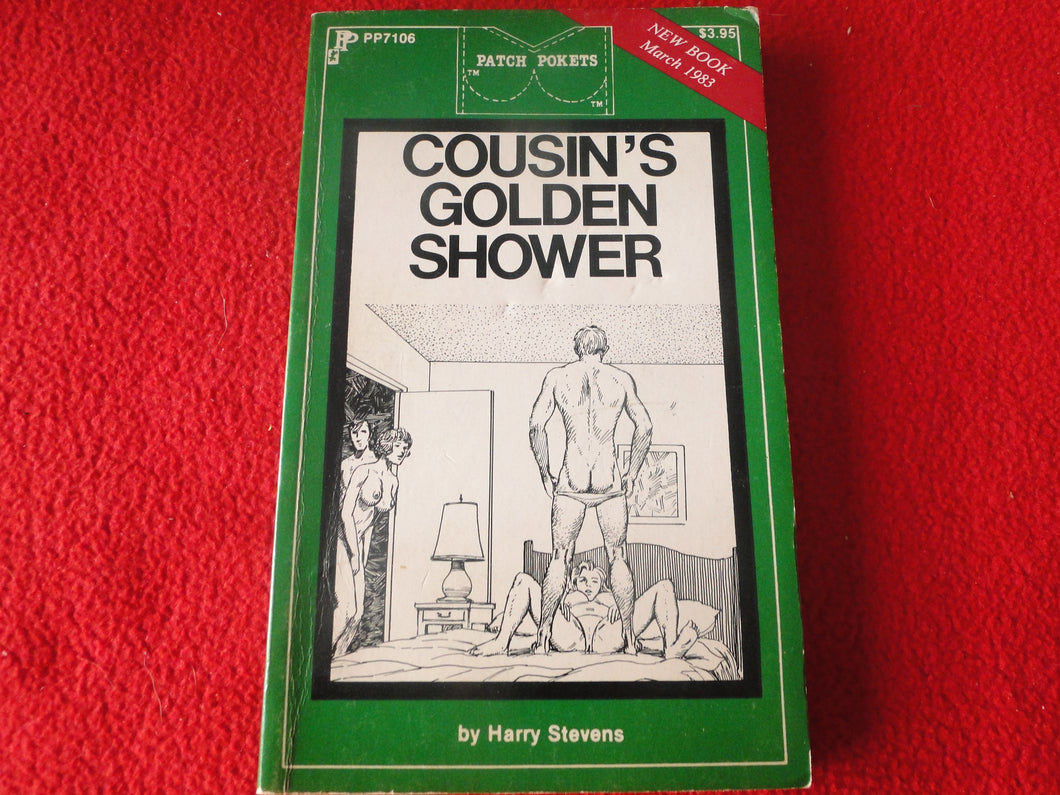 Vintage 18 YO+ Sexy Erotic Adult Paperback Book/ Novel Patch Pokets Cousin's Golden Shower G1
