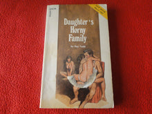 Load image into Gallery viewer, Vintage 18 YO+ Sexy Erotic Adult Paperback Book/ Novel Daughter&#39;s Horny Family    G1
