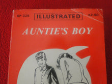 Load image into Gallery viewer, Vintage 18 YO+ Sexy Erotic Adult Paperback Book/ Novel Auntie&#39;s Boy Satan Press   G1
