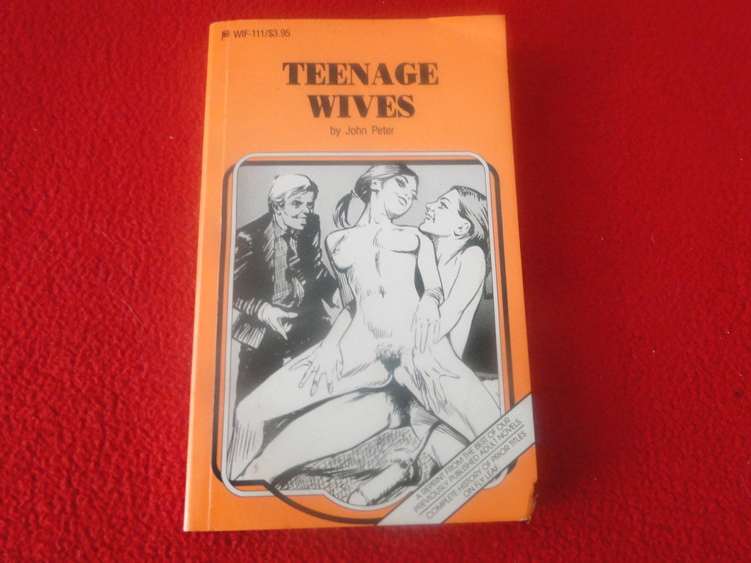 Vintage 18 YO+ Sexy Erotic Adult Paperback Book/ Novel Teenage Wives     G1