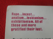 Load image into Gallery viewer, Vintage 18 YO+ Sexy Erotic Adult Paperback Book/ Novel Dr. Lamb Abnormal Sexuality G1
