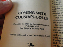Load image into Gallery viewer, Vintage 18 YO+ Sexy Erotic Adult Paperback Book/ Novel Coming With Cousin's Collie  G1
